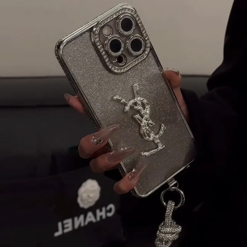 大好評 華やか 繊細 トレンド 高品質 デザイン感 スマホチェーン付き 滑り止め スマホケース