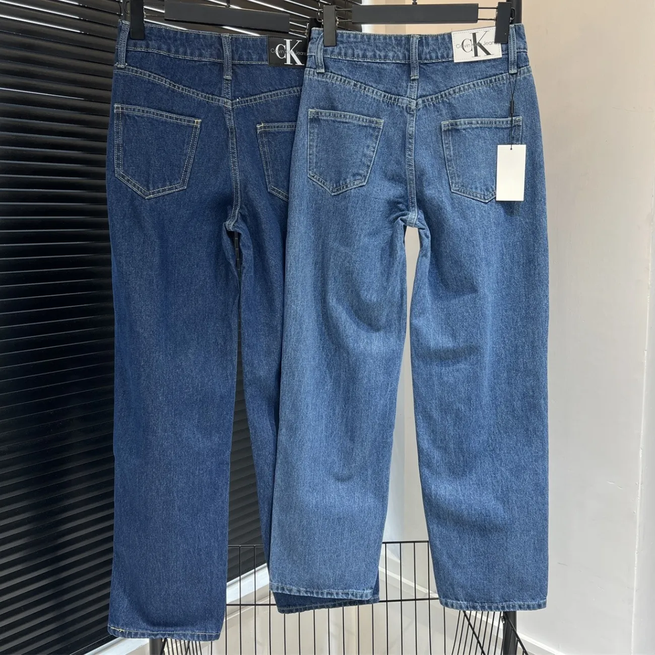 『S-L』合わせやすい 質感のいい シンプル ラフ エッジィ モダン デニム ジーンズ