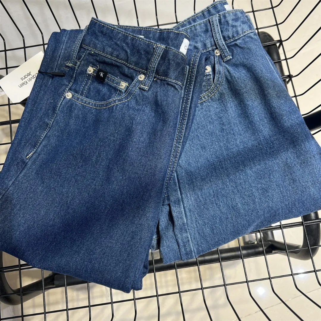 『S-L』合わせやすい 質感のいい シンプル ラフ エッジィ モダン デニム ジーンズ
