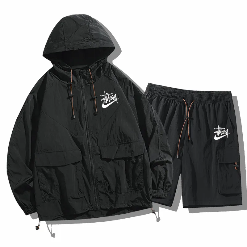 『S-4XL』気質いい 大人の定番 スタイリッシュ クール おしゃれ ブ ショートパンツ アウター セットアップ