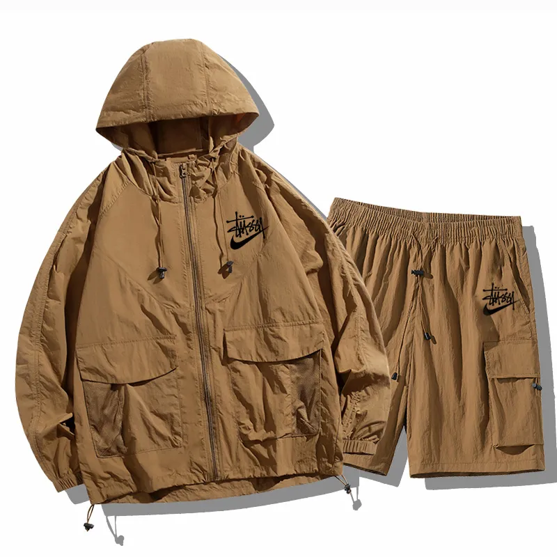 『S-4XL』気質いい 大人の定番 スタイリッシュ クール おしゃれ ブ ショートパンツ アウター セットアップ