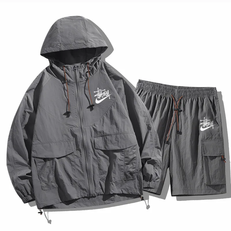 『S-4XL』気質いい 大人の定番 スタイリッシュ クール おしゃれ ブ ショートパンツ アウター セットアップ