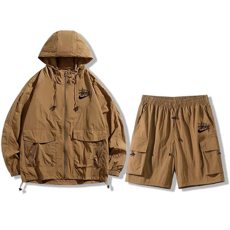 『S-4XL』気質いい 大人の定番 スタイリッシュ クール おしゃれ ブ ショートパンツ アウター セットアップ