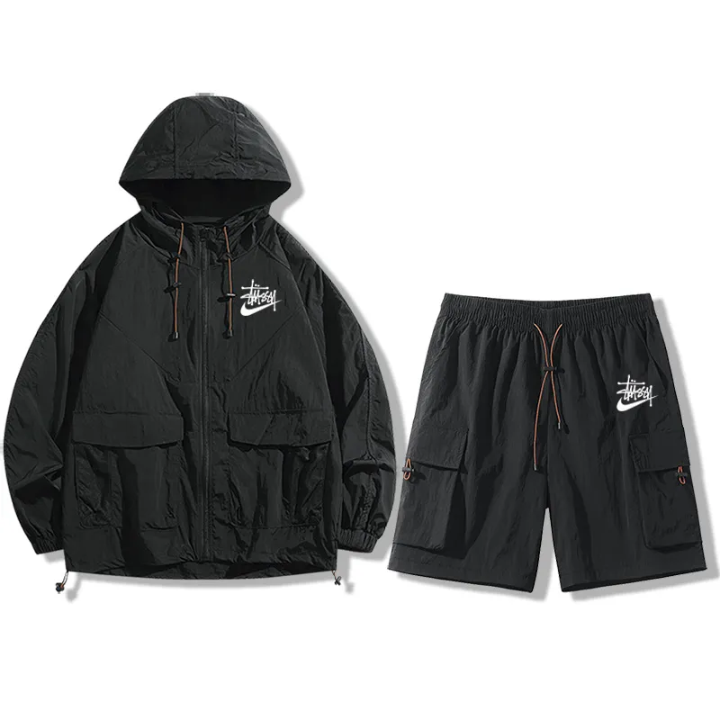 『S-4XL』気質いい 大人の定番 スタイリッシュ クール おしゃれ ブ ショートパンツ アウター セットアップ