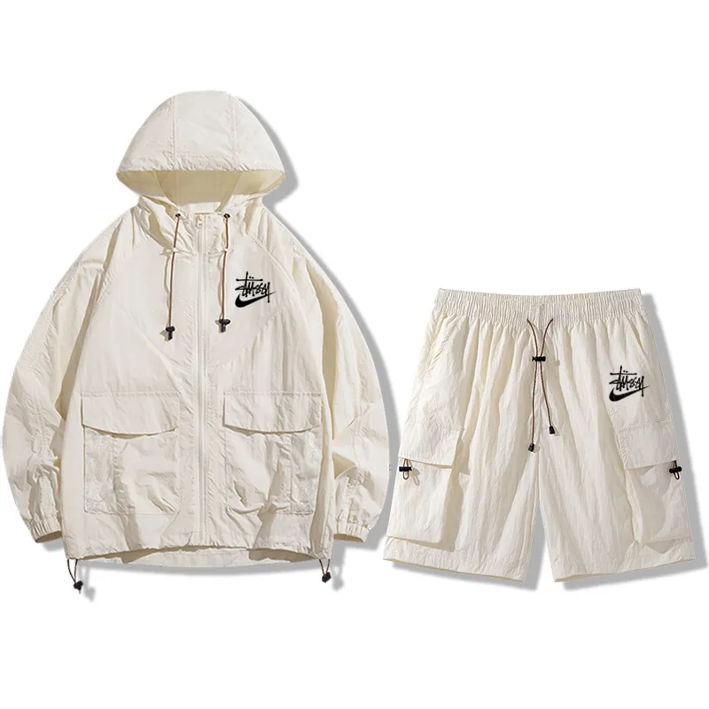 『S-4XL』気質いい 大人の定番 スタイリッシュ クール おしゃれ ブ ショートパンツ アウター セットアップ