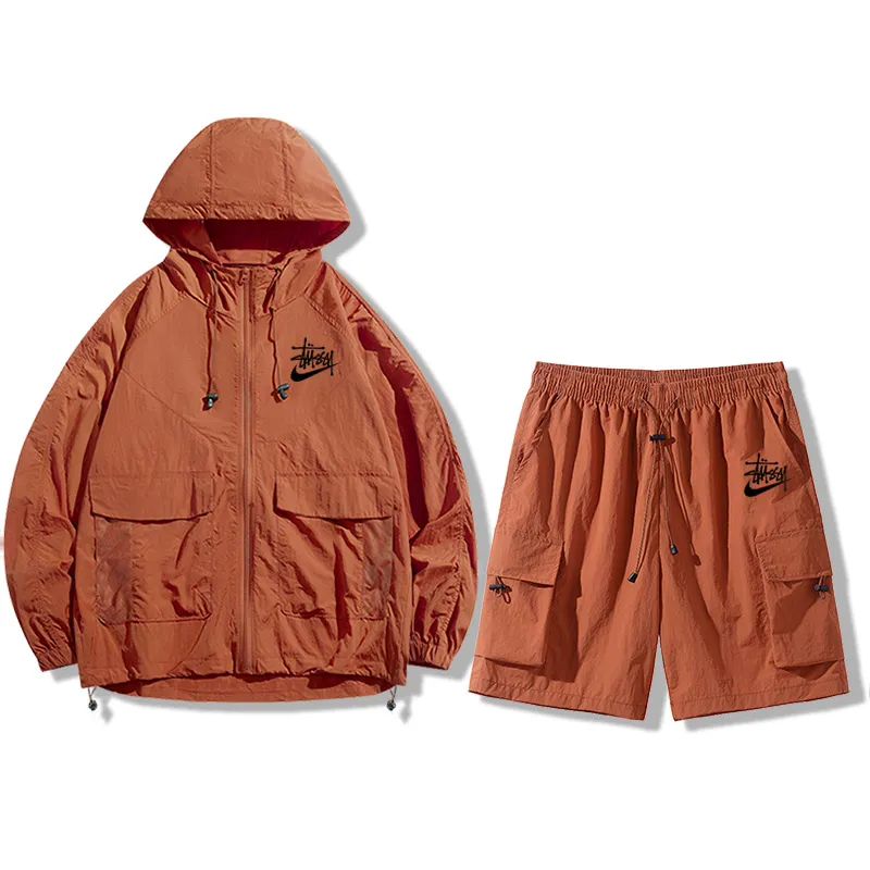 『S-4XL』気質いい 大人の定番 スタイリッシュ クール おしゃれ ブ ショートパンツ アウター セットアップ