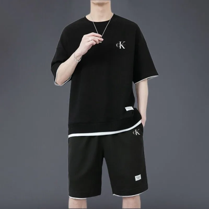 『S-3XL』大注目 高級感 フィット感 合わせやすい カジュアル スポーツ セット