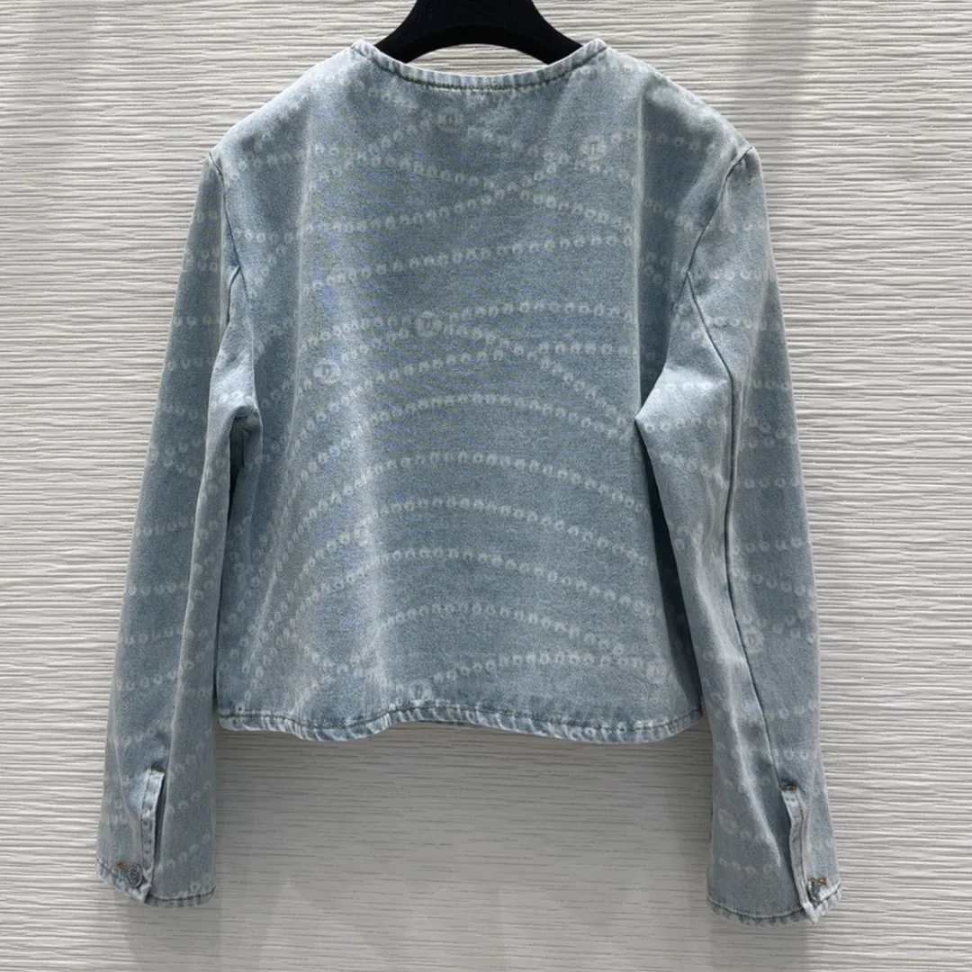 『S-L』ツイル 100%コットン デニム素材 酵素ウォッシュ加工 色落ちしにくい デニムジャケット ハイウエストミニスカート