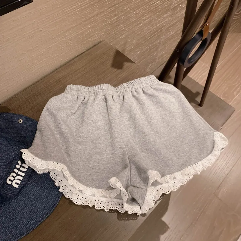 『S-L』超人気商品 高品質トレンド カジュアル 快適 着瘦せレース 引き紐 セットアップ