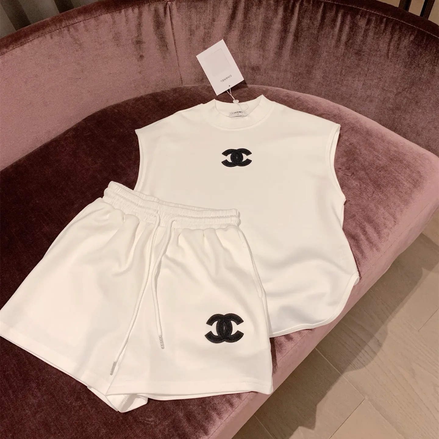 『S-L』若見え 高級 シンプル 快適 ヴィンテージ ベスト ショートパンツ セットアップ