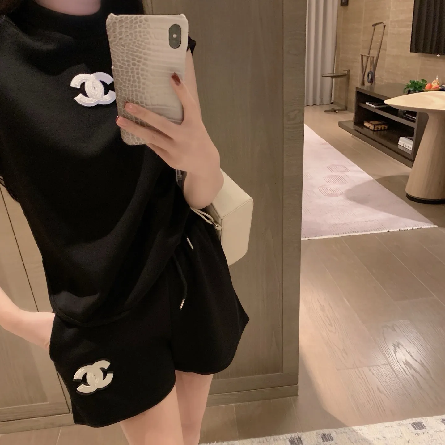 『S-L』若見え 高級 シンプル 快適 ヴィンテージ ベスト ショートパンツ セットアップ