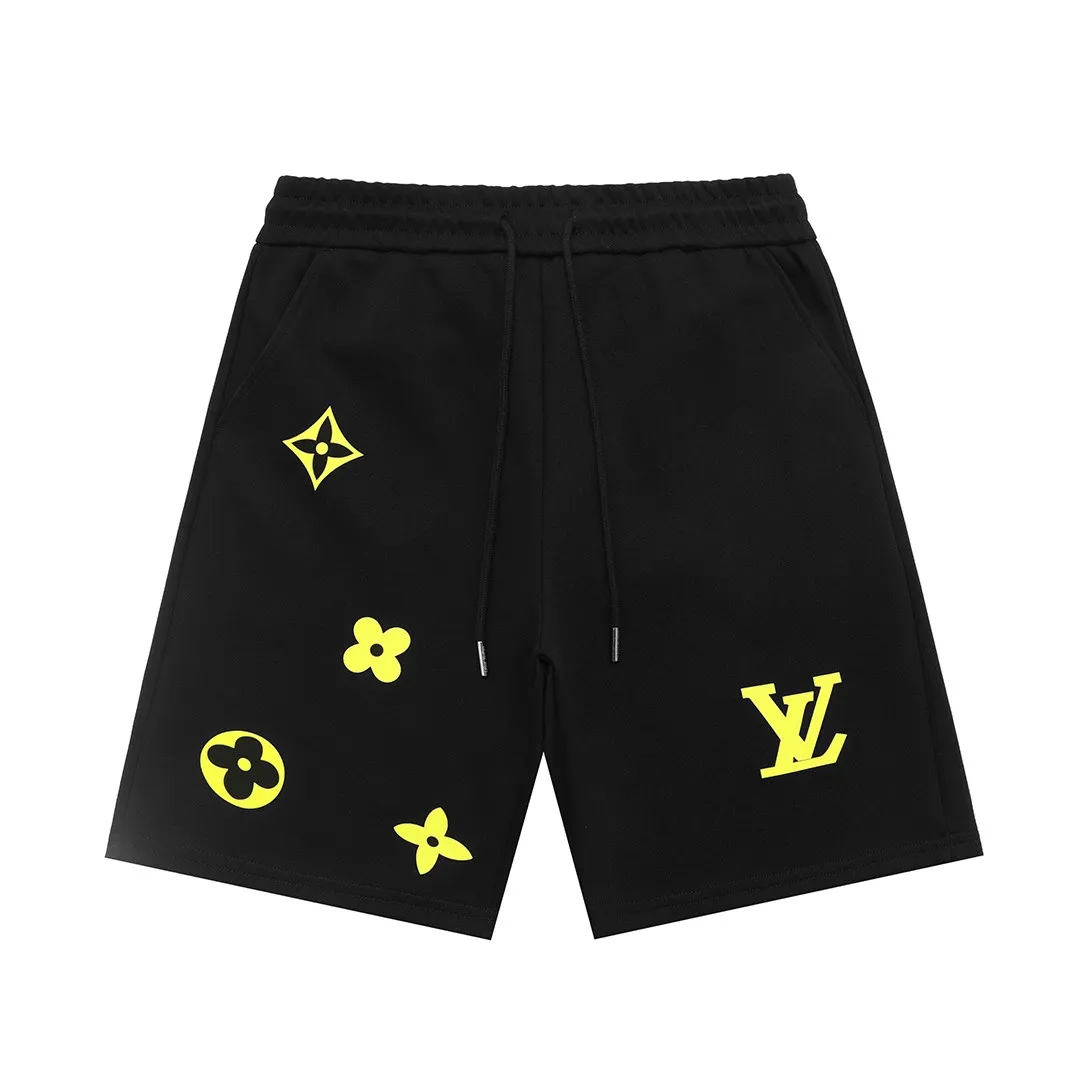 『S-XL』プチプラ オーダークローバーロゴレザーパッチ 日常通勤 コーデ必須 カジュアルショーツ