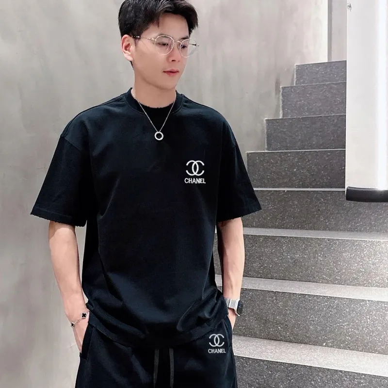 『M-3XL』気質いい 超人気商品 大人の定番 クラシック リラックス アウトドア 刺繍 Ｔシャツ セットアップ
