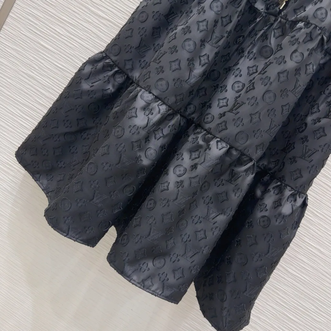 『S-L』大人の定番 快適 新作 セレブリティ 定番 プリント ノースリーブ 切り替え ワンピース